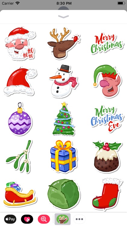 Festive Christmas Stickers