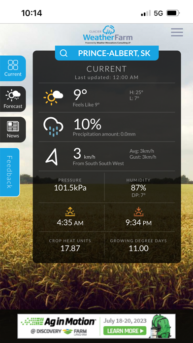 WeatherFarm Screenshot
