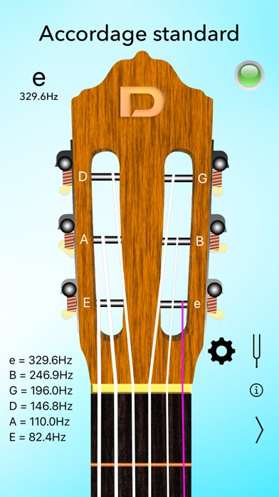 Screenshot #1 pour Accordeur Guitare Classique L