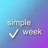 Simple Week Checklist delete, cancel