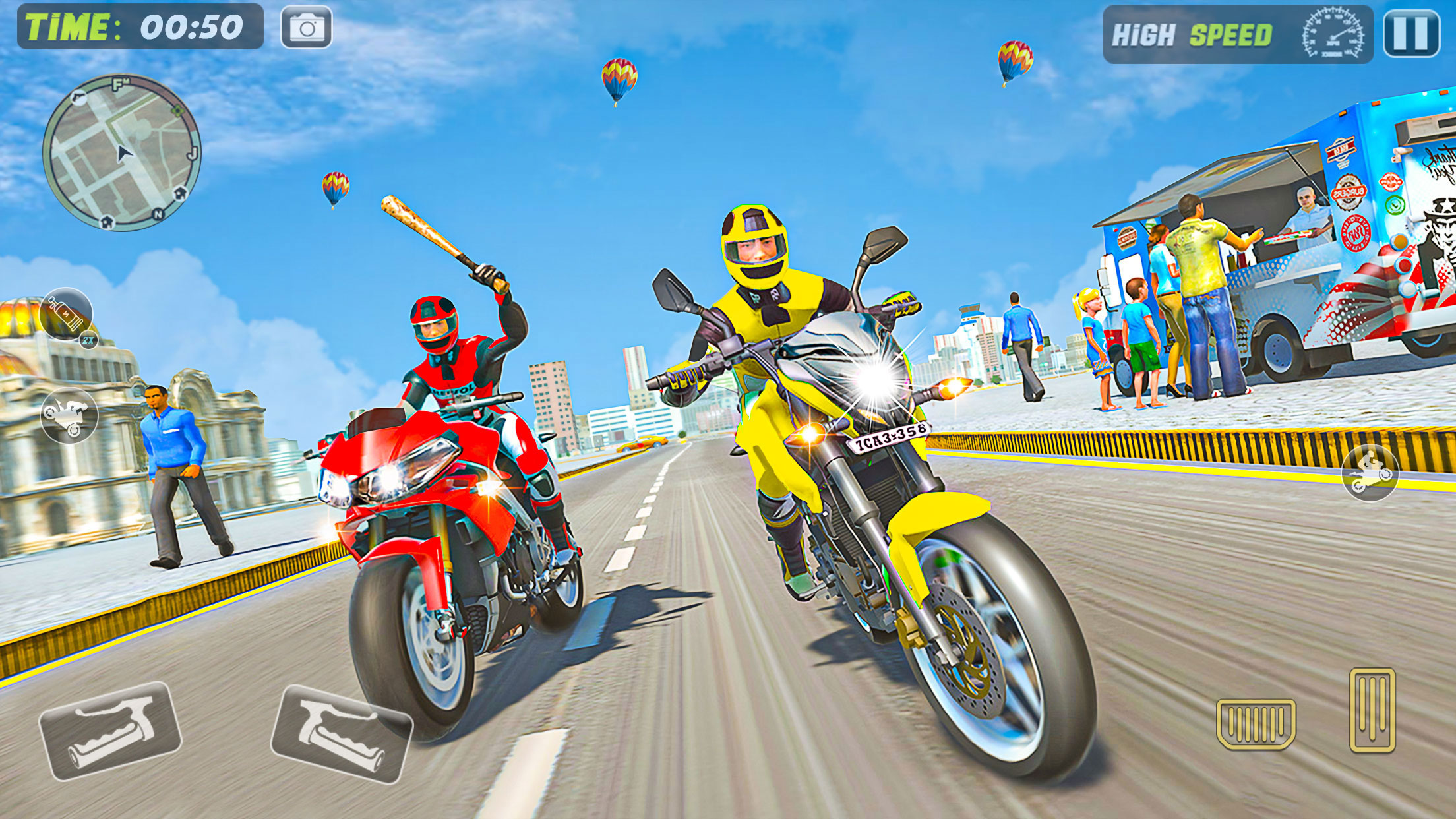 Bike Driving City Racing Games