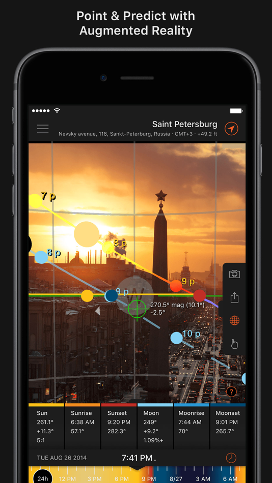 #1. Sun Surveyor (Sun & Moon) (iOS) Podle: Adam Ratana