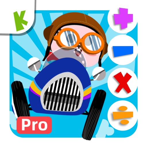 Funny Math Car Racing Pro icon