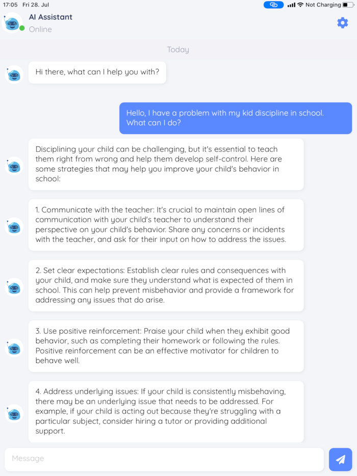 AI Chat Assistant Chatbot