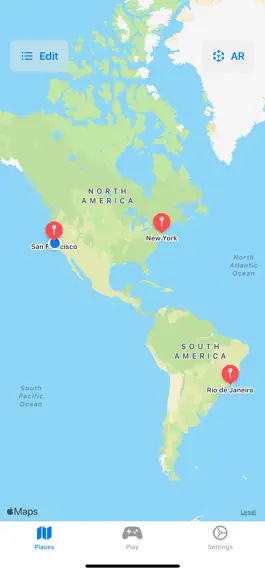 Game screenshot GeoguessAR apk