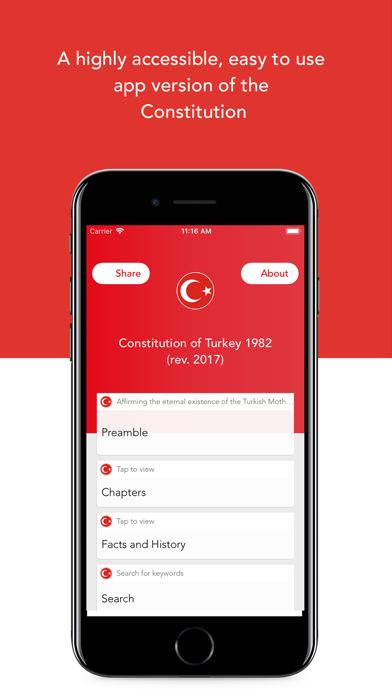 Constitution of Turkey Screenshot