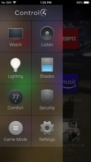 Control4 for OS 3 screenshot 1