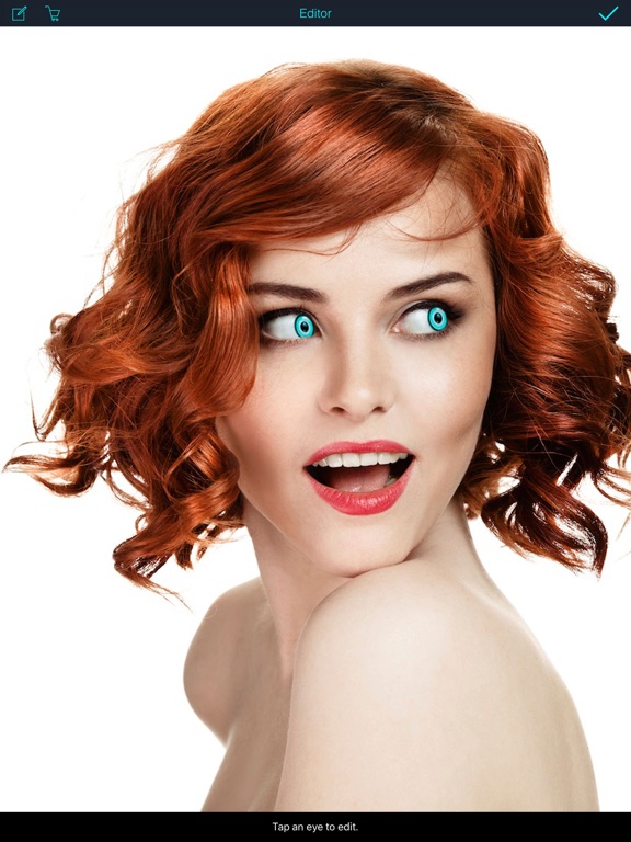 Eye Color Changer & Editor iPad screenshot 5 - Photo & Video app