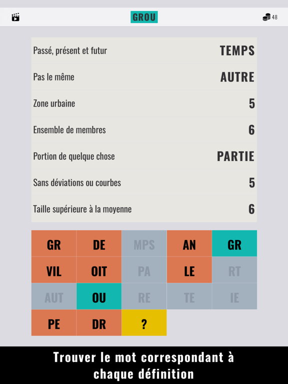 Screenshot #5 pour Mêlée de Lettres: Trouver Mots