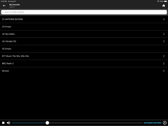 AirMusic Control iPad screenshot 5 - Music app
