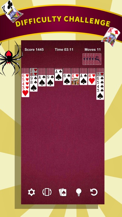 Spider Solitaire ~ Classic screenshot 2