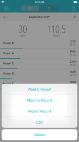 Timesheet - Time Tracker screenshot