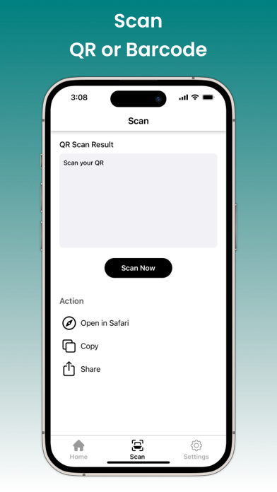 QR & Barcode Scanner - ScanGen Screenshot