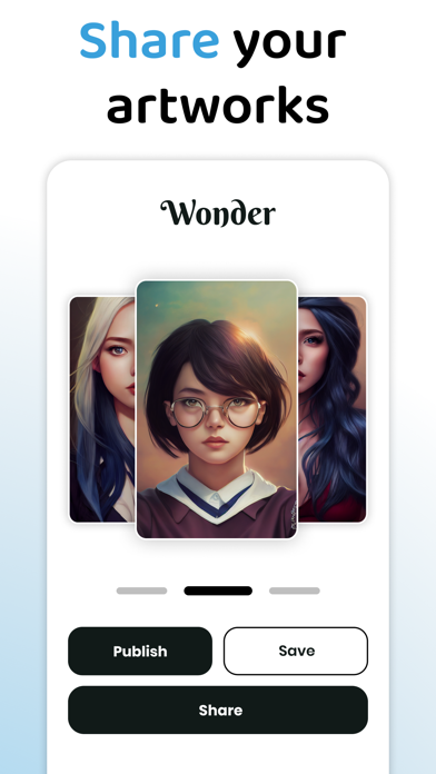 Wonder - AI Art Generator para iPhone - Download