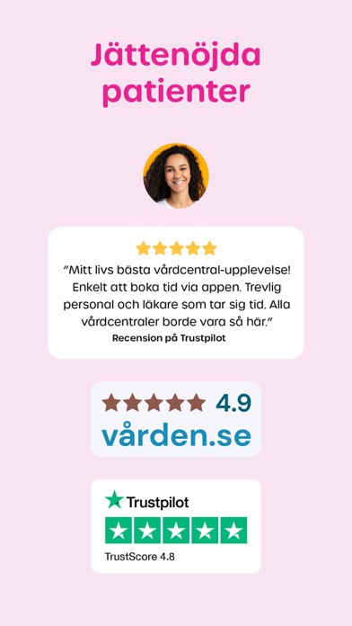 Hälsa Hemma vårdcentral Screenshot