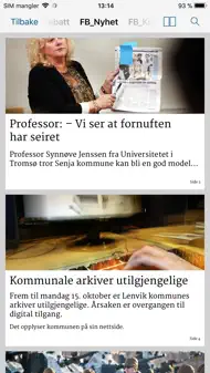 Folkebladet eAvis iphone bilder 1