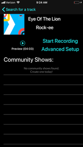 Light DJ Studio Recordings screenshot