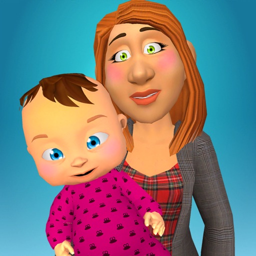 Mother Home Baby Sim Game Icon