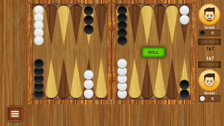 Backgammon board game Classic