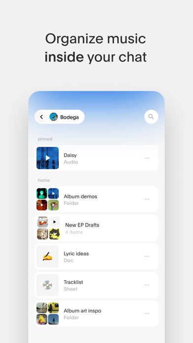 Area – messenger for creators Screenshot