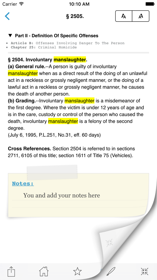 #3. PA Crimes Offenses Title 18 (iOS) 由: Nirmala T V