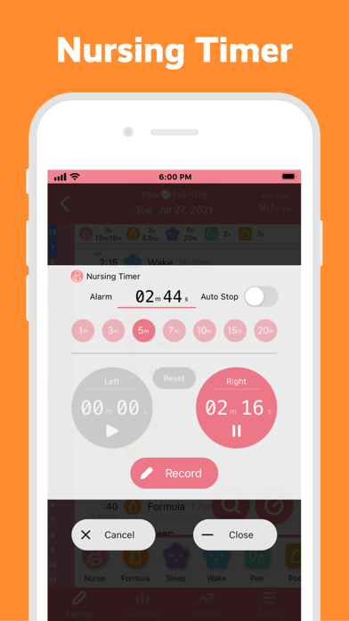PiyoLog: Newborn Baby Tracker Screenshot
