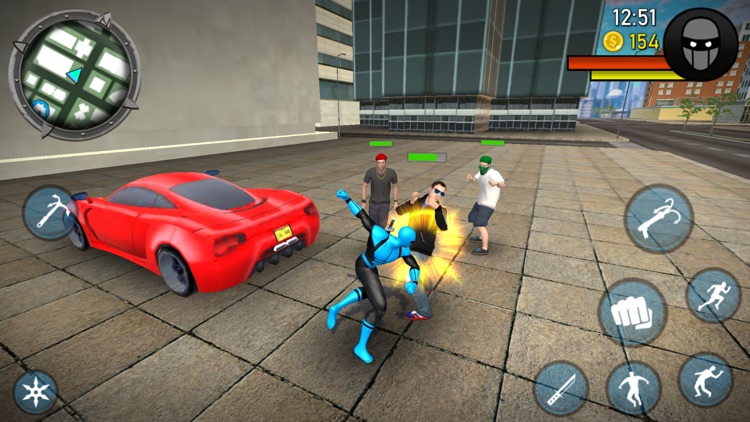 Blue Ninja : Superhero Game screenshot-3