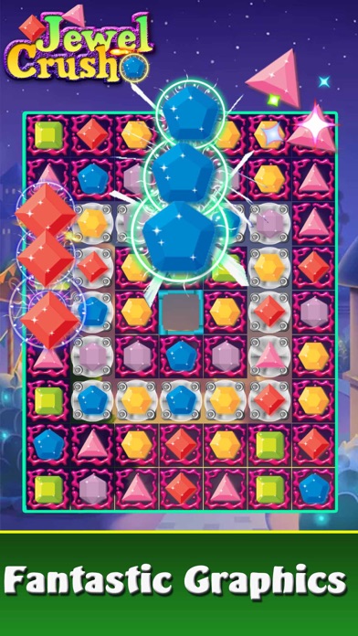 Jewel Crush：Crush Fever Game Screenshot