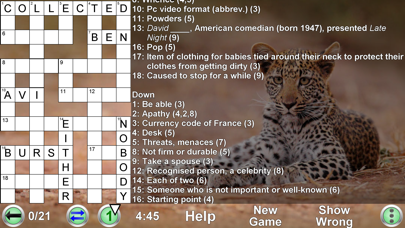 Barred Crossword Screenshot