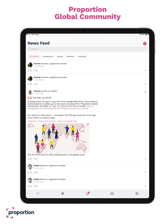 Screenshot #4 pour Proportion Global Community