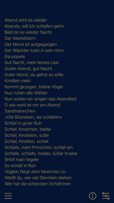 German Lullabies Screenshot