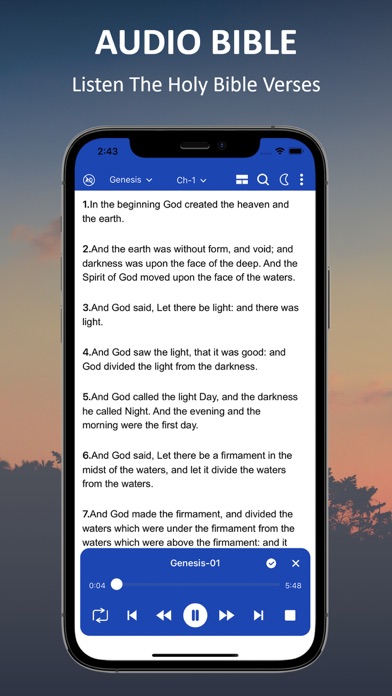 New Living Translation Bible. Screenshot