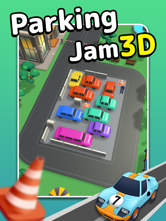 3D Car Parking Jam: パーキング ジャムのおすすめ画像1