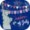 “4th of July Photo Frame HD” app, you can decorate your photos with instant various 4th of July photo frames specially designed for this USA Independence Day occasion and save in your very own album in this awesome camera photo booth app