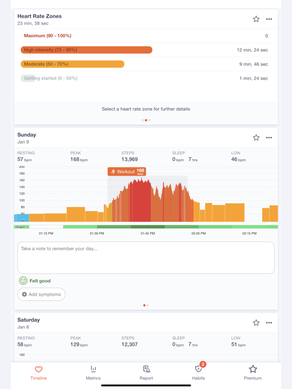 Screenshot #6 pour Cardiogram: Heart & BP Logger