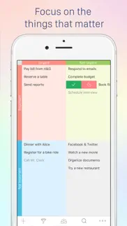 focus matrix – task manager iphone screenshot 1