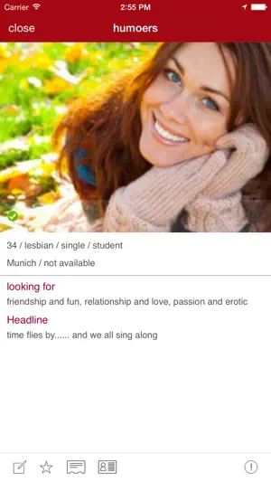 LESARION - lesbian dating screenshot 2