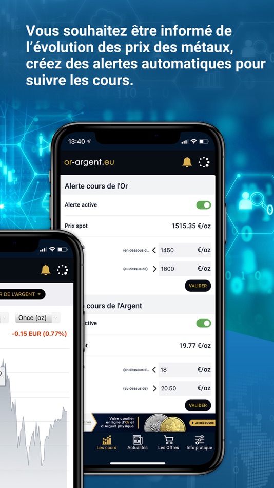 #2. Le blog or-argent.eu (iOS) Przez: Pièces OR