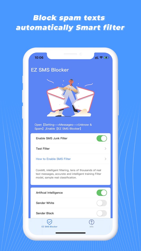 #1. EZ SMS Blocker (iOS) 由: EasyNets