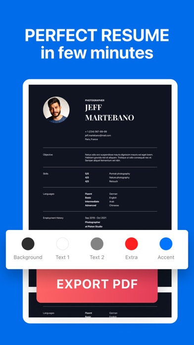 Resume Builder: Job CV Creator Screenshot