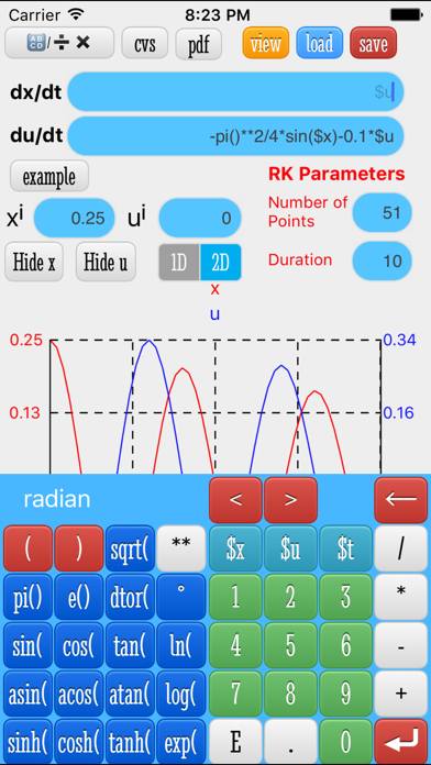 ODE Solver Screenshot