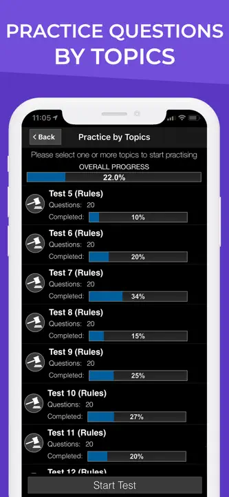 DMV Motorcycle Permit Test: Screenshot 5 von 8