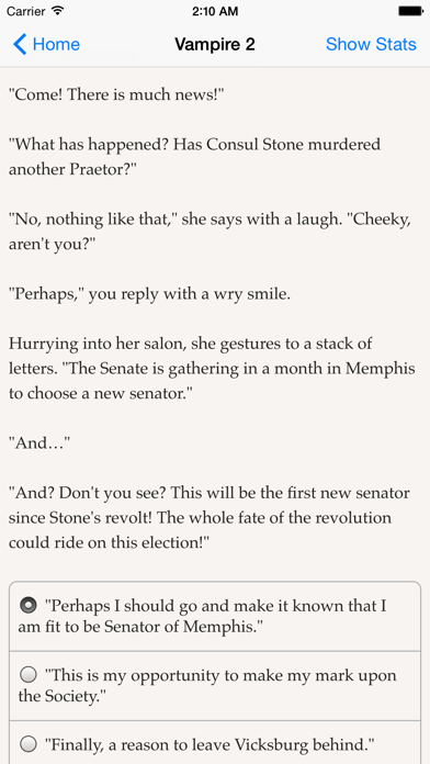 Choice of the Vampire: The Fall of Memphis screenshot 2