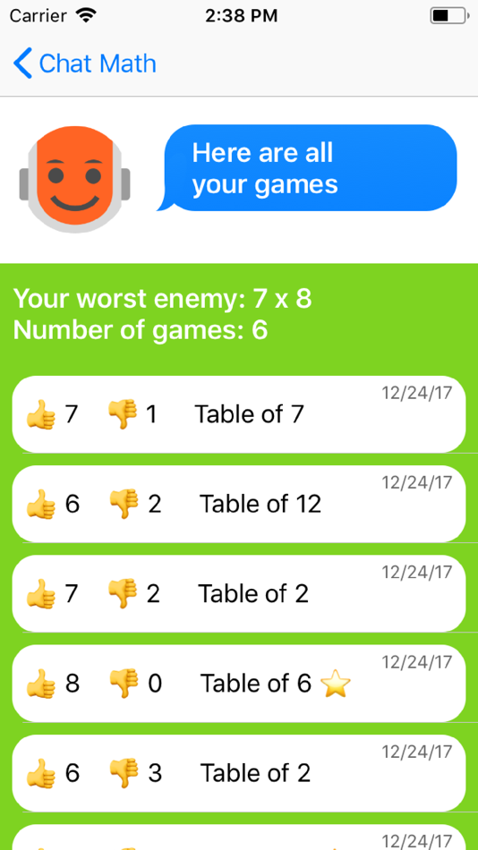 #3. Math Chat - my robot teacher (iOS) 由: Nicolas Lehovetzki