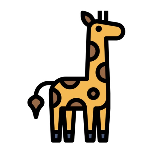 Giraffe Stickers App icon
