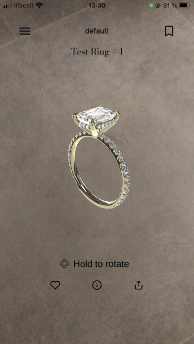 Jewelry Ring AR Screenshot
