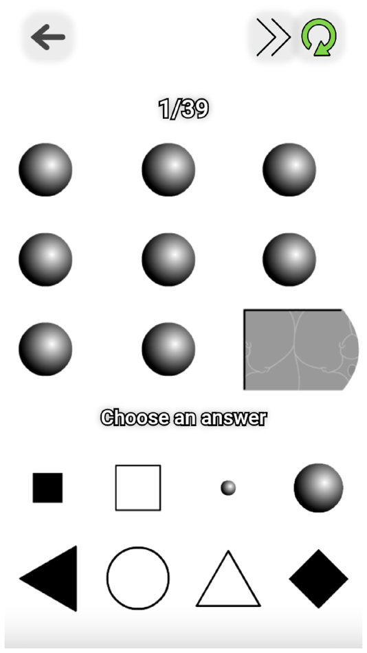 #1. Intelligence Test (iOS) 由: Horea Bucerzan