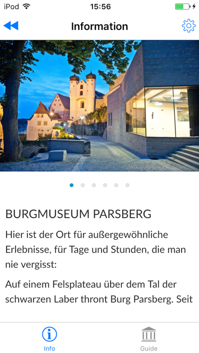 BURGMUSEUM PARSBERG AUDIOGUIDE Screenshot