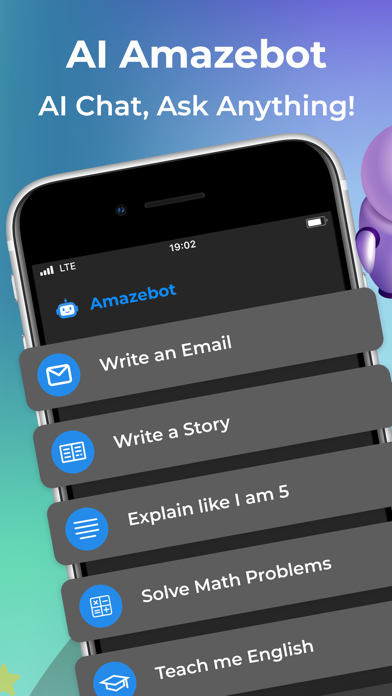 Amazebot: AI Writer & Chatbot Screenshot