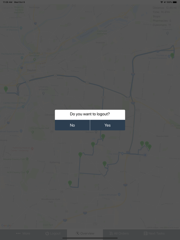 NeemDelivery iPad screenshot 10 - Productivity app